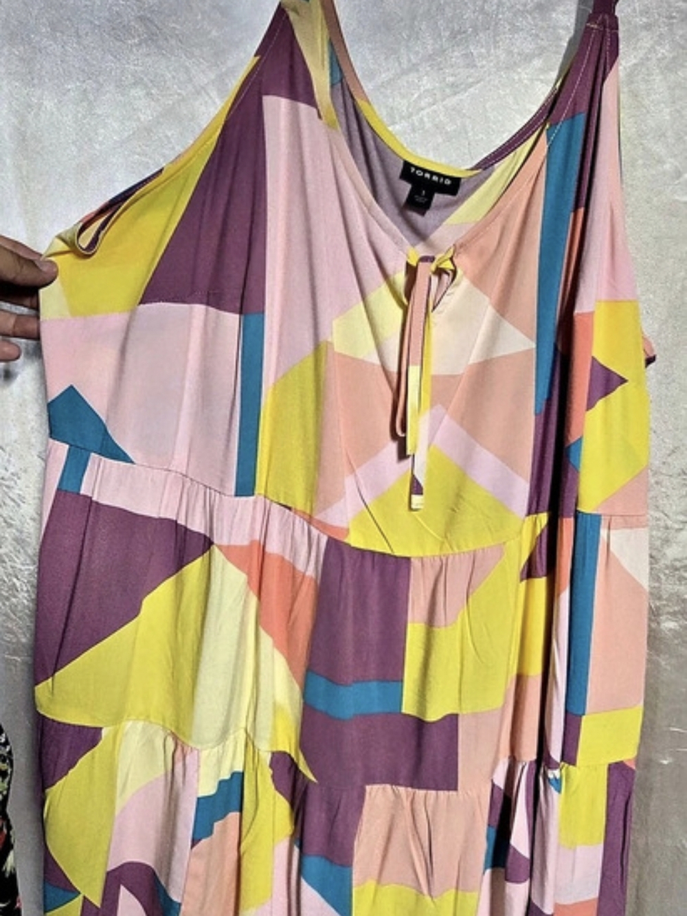 Torrid Geometric Tank Multicolor Size 1 Like New